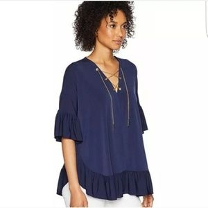New!! Michael Kors Ruffle trimmed